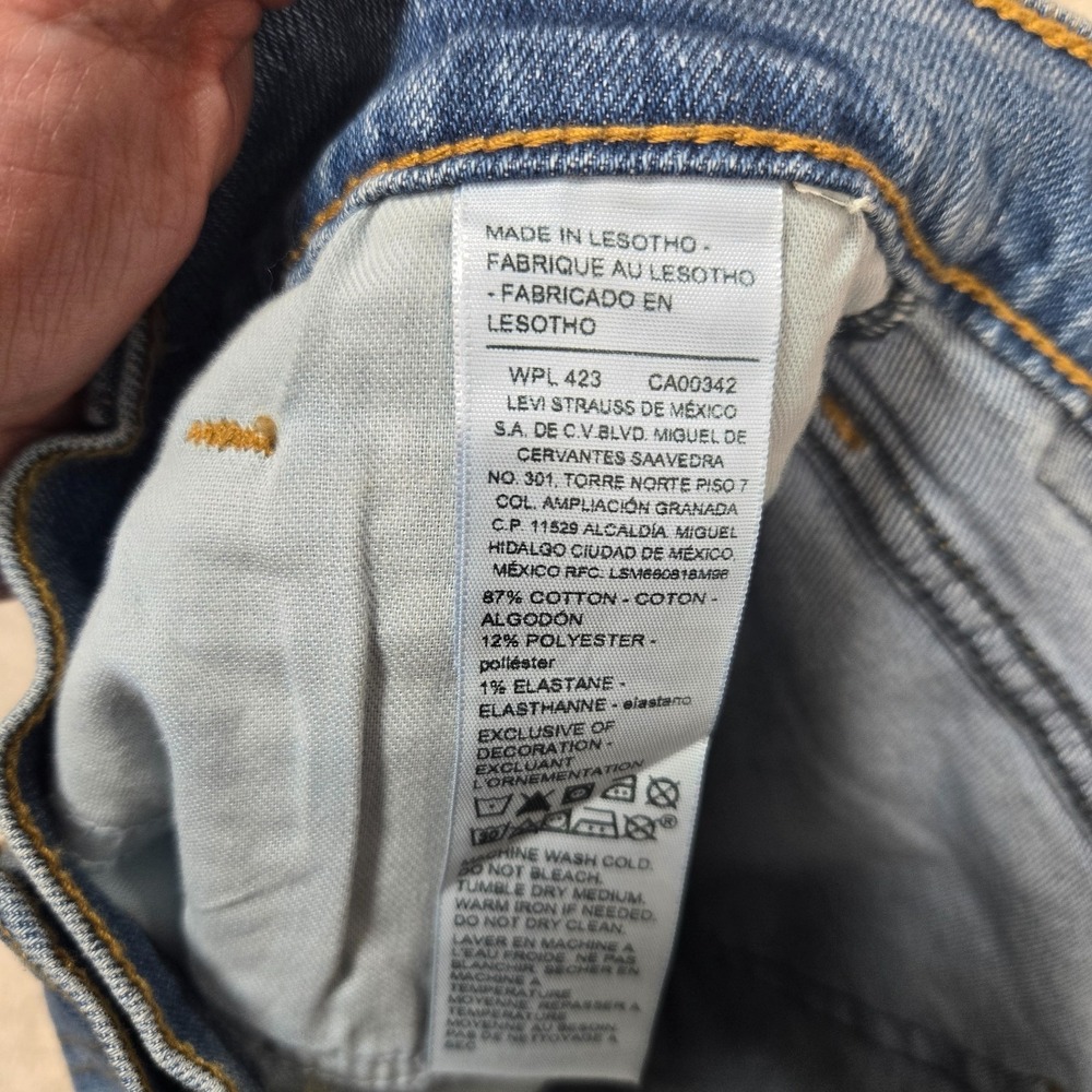 Levi Strauss Signature jeans Men's 30x32 Slim flex NEW - Picture 12 of 13